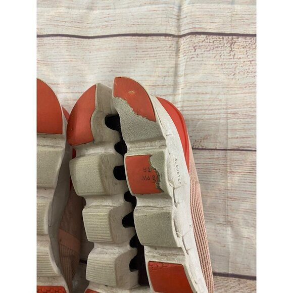 On Cloud Women's Running Shoes Orange And White - 9.5 - Picture 9 of 11